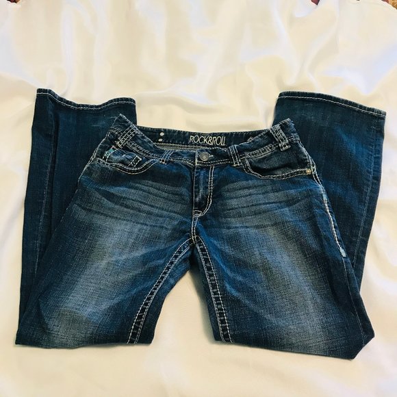 Rock & Roll Cowgirl Denim - Rock & Roll Jeans.  Mid Rise